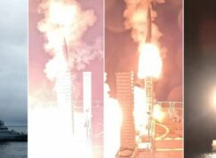Balistická raketa LORA, odpal z německé lodi