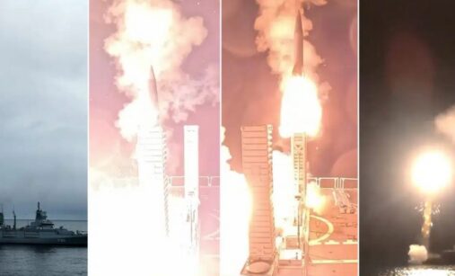 Balistická raketa LORA, odpal z německé lodi
