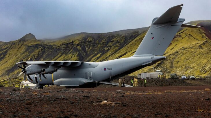 Britský letoun A400M Atlas