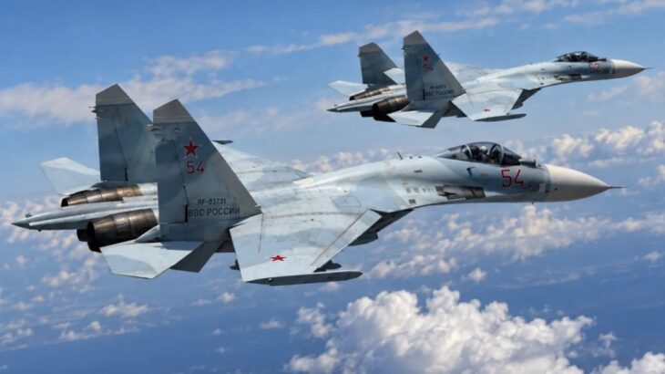 Dvojice Su-27 ruského letectva