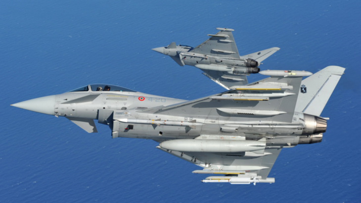 Dvojice italských Eurofighterů Typhoon