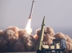 Odpal íránské balistické rakety Fateh-110
