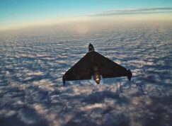 Geran-3 lovený ukrajinským dronem