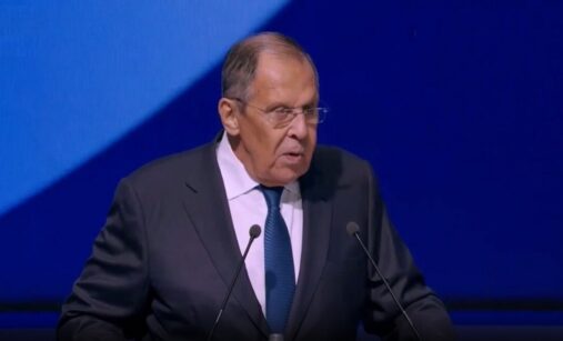 Sergej Lavrov v televizi