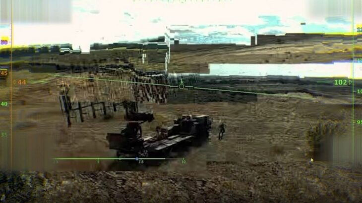 Nebo-M sledovaný ukrajinským dronem