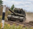 Německá houfnice PzH 2000 na Ukrajině