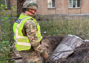 Nevybuchlá hlavice ruské balistické rakety