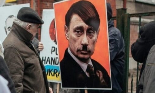 Putin jako Hitler