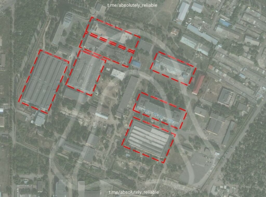 Slévárna Azov (AOMZ) po ukrajinském útoku