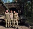 Ukrajinský tank T-84 Oplot ukrajinské jednotky Skala