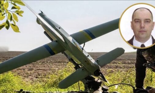 Ukrajinský dron Bulava a Alexander Isaev