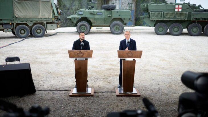 Volodymyr Zelenskyj a Mark Carney