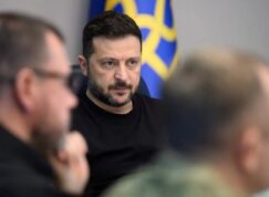 Volodymyr Zelenskyj na jednání