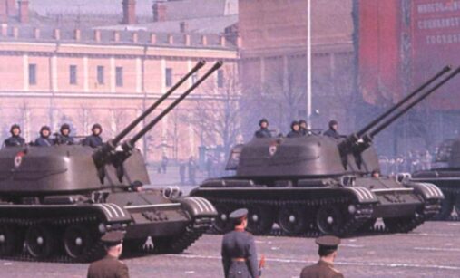 ZSU-57-2 na přehlídce