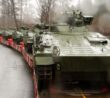 Přeprava bojových vozidel pěchoty Marder na Ukrajinu