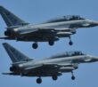 Dva Eurofightery Typhoon Saúdské Arábie