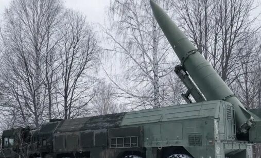 Raketový odpalovač Iskanderu