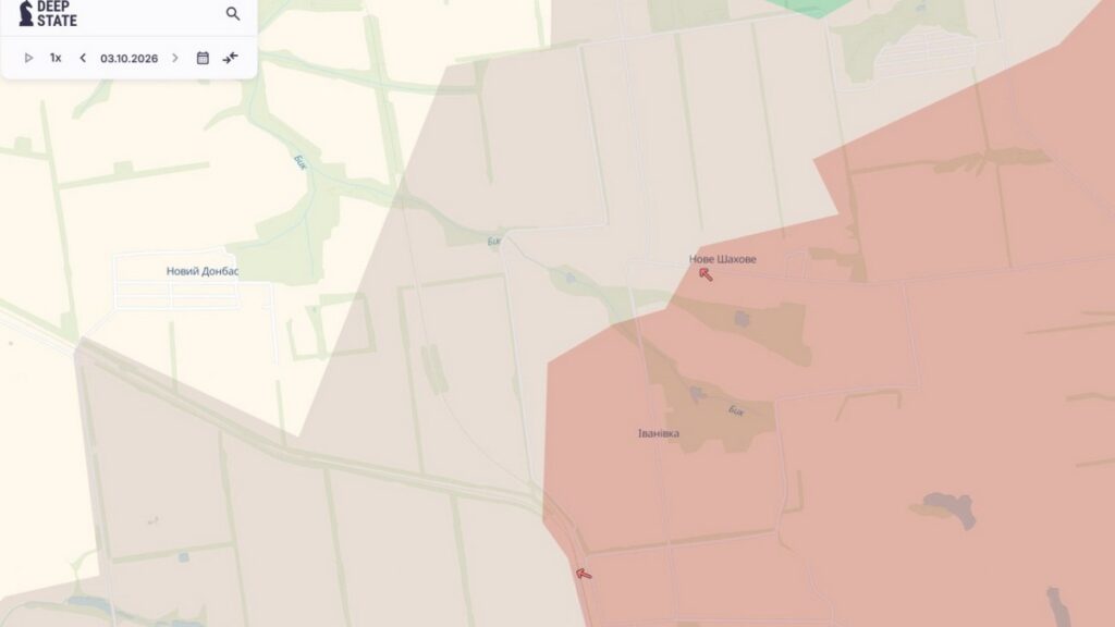 Mapa DeepState ukazuje, že Rusové zabrali Ivanivku