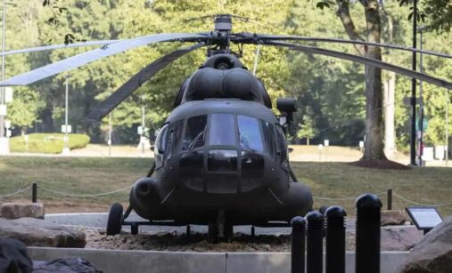 Mi-17 restaurovaný CIA
