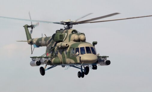 Ruský vrtulník Mi-8AMTSh