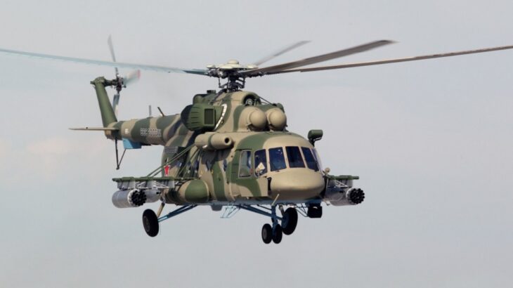 Ruský vrtulník Mi-8AMTSh