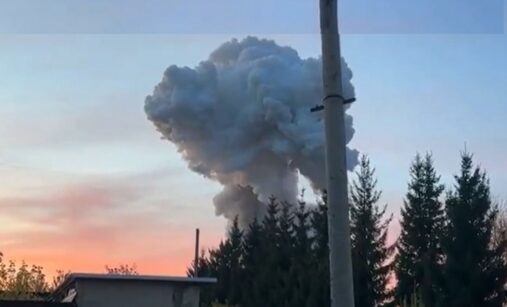 Výbuch v chemickém závodě Krasnozavodsk