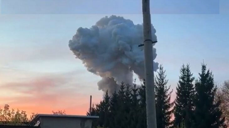 Výbuch v chemickém závodě Krasnozavodsk