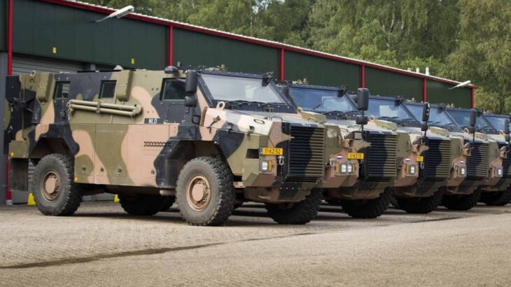 Obrněná vozidla Bushmaster nizozemské armády