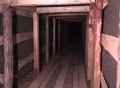 Podzemní tunel 93. brigády Cholodnyj Jar v směru na Kramatorsk