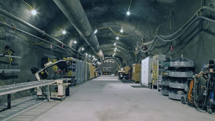 Tunel v Nevadě