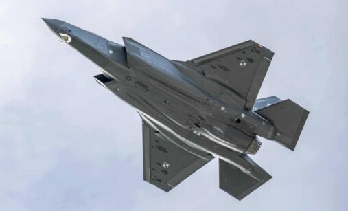 Polská F-35 zespodu