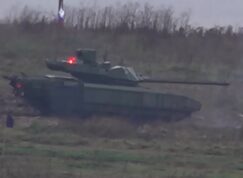 Ruský tank na cvičení Centrum-2026