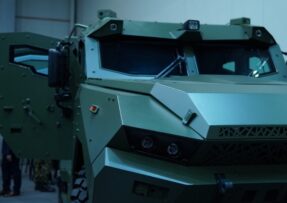 Samohybný minomet Alakran na podvozku Patriot 4x4