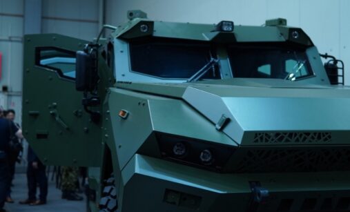 Samohybný minomet Alakran na podvozku Patriot 4x4