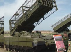Ruský raketomet TOS-3 Drak