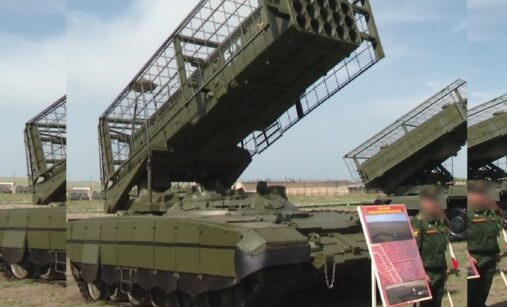 Ruský raketomet TOS-3 Drak
