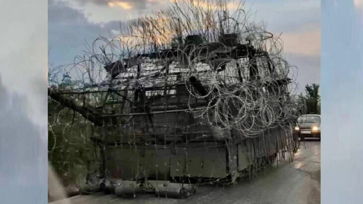 Ukrajinský ježčí tank