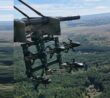Ukrajinský Mi-8 s platformou pro vypouštění dronů