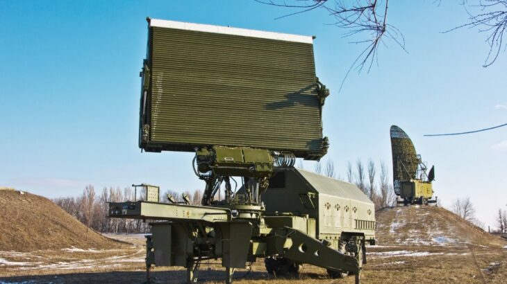 Radiolokační stanice 79K6 Pelikan ukrajinské armády