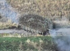 Ukrajinský tank, ježek proti dronům