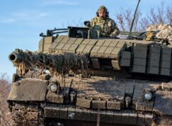 Ukrajinský tank Leopard 1A5
