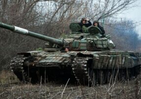 Ukrajinský tank T-72M1