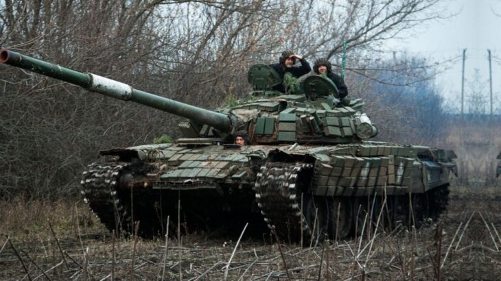 Ukrajinský tank T-72M1