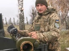Ukrajinský voják s MANPADS
