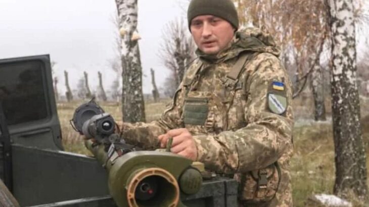 Ukrajinský voják s MANPADS