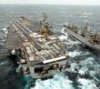 USS Theodore Roosevelt a USS Santa Barbara