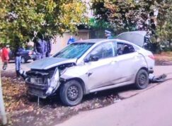 Vybuchlé auto válečného zločince Romana Siromjatnikova