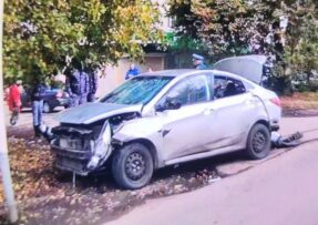 Vybuchlé auto válečného zločince Romana Siromjatnikova