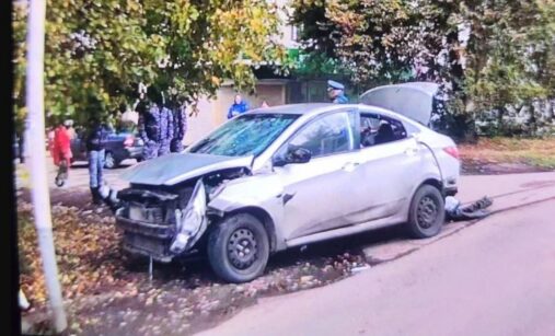 Vybuchlé auto válečného zločince Romana Siromjatnikova