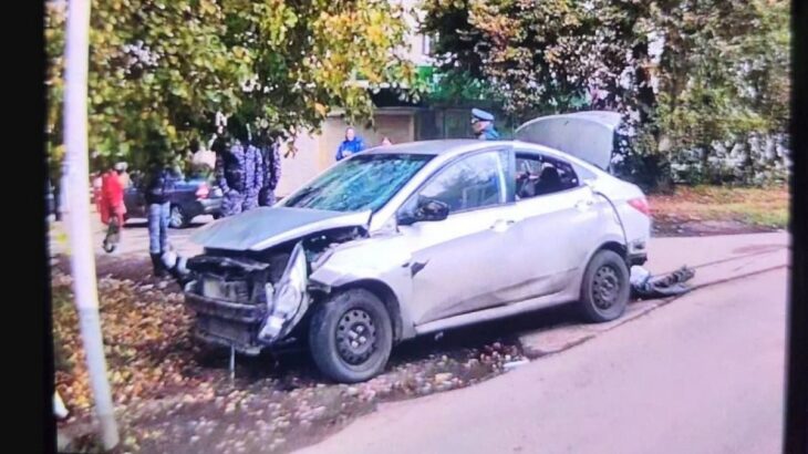 Vybuchlé auto válečného zločince Romana Siromjatnikova